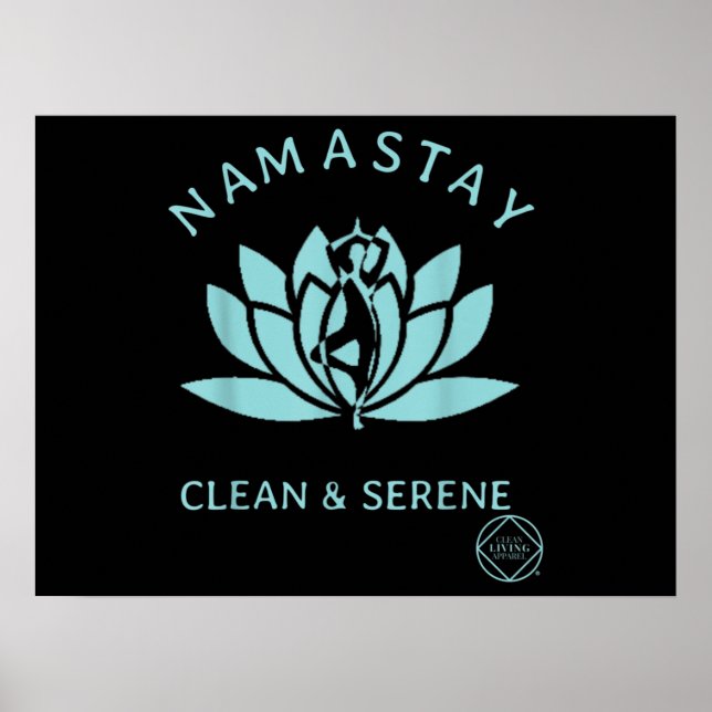 Ren och serene Yoga Narcotics Anonymous Poster (Framsidan)