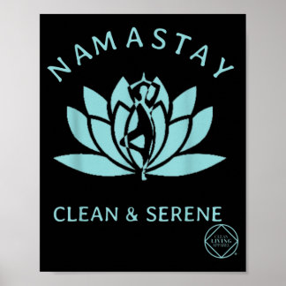 Ren och serene Yoga Narcotics Anonymous Poster
