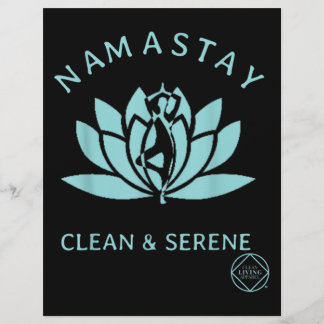 Ren och serene Yoga Narcotics Anonymous Reklamblad