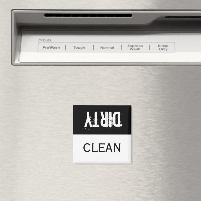 Ren och smutsig Dishwasher Magnet (In Situ (Dishwasher))