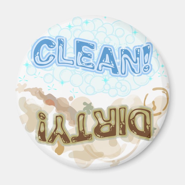 Ren och smutsig magnet (Framsidan)