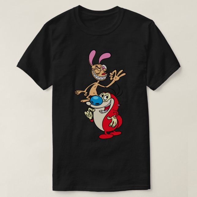 REN och STIMPY 1 T Shirt (Design framsida)