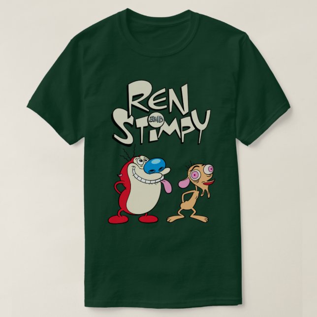 REN och STIMPY T Shirt (Design framsida)