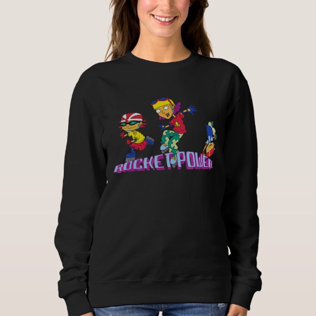 Ren och stympy Otto Reggie och Twister Skate T Shirt (Framsida)