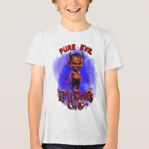 Ren Ondskans Lilla Djävlars Klubb Söt Djävul Pojke T Shirt