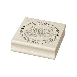Ren Organic Maple Sugar Syrup Candy Löv Löv Stämpel