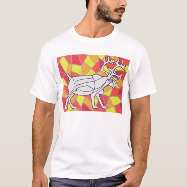 Ren på målat glass tee (Framsida)