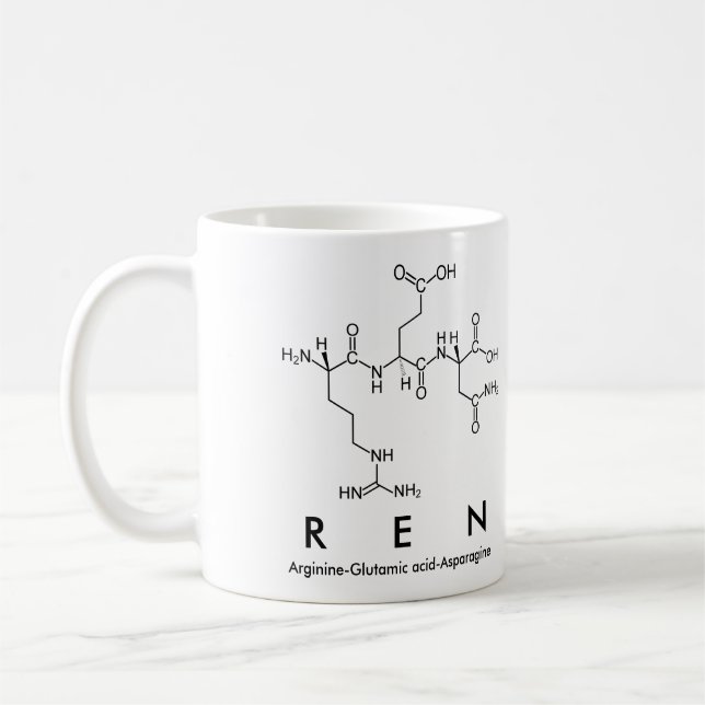 Ren peptide namn mugg (Vänster)