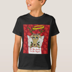 Ren Ren är säsongen för att vara vegan present klä Tee Shirt
