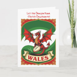 Ren Rugbyanda i röda drakens tecken Kort