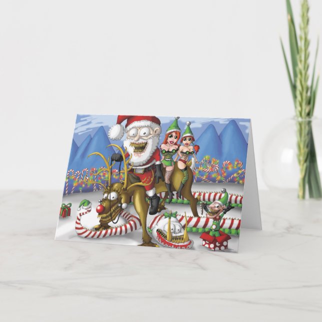 Ren Santa Helgkort (Framsida)