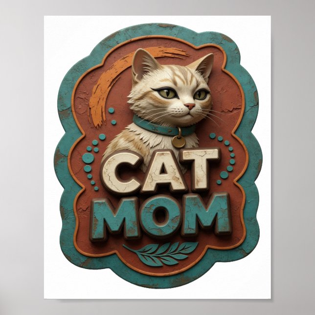Ren Silber CAT MOM Poster (Framsidan)