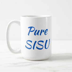 Ren SISU Finsk kaffekoffe Mugg (15 oz).vit)