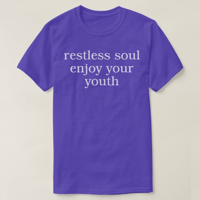 Ren själ med din ungdom t shirt (Design framsida)