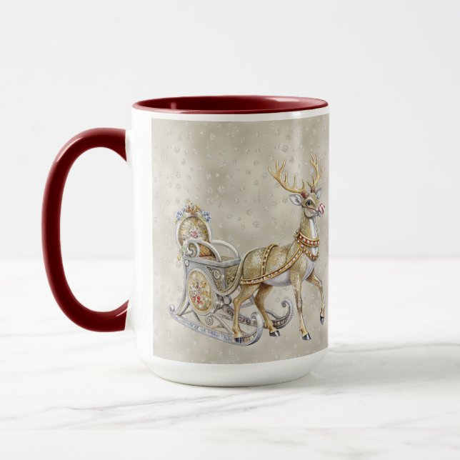 Ren Sleigh Julmugg Mugg (Vänster)