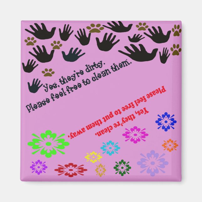 Ren/smutsig magnet (Framsidan)