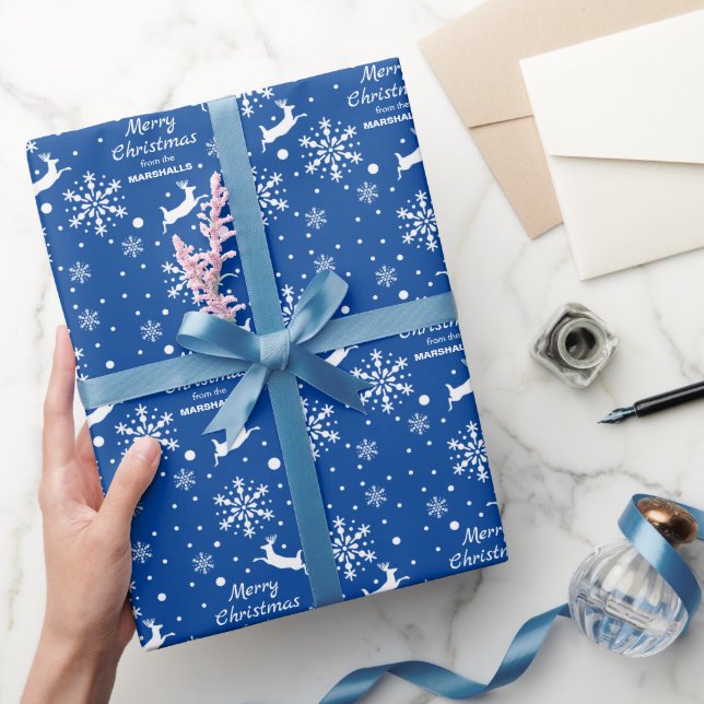 Ren Snöflinga Välj din färg Jul Presentpapper (Gifting)