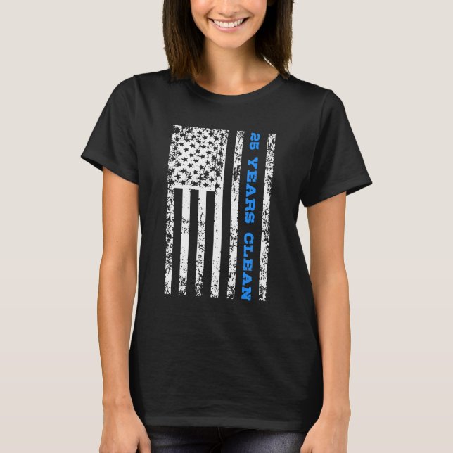 Ren sober 25 år t shirt (Framsida)