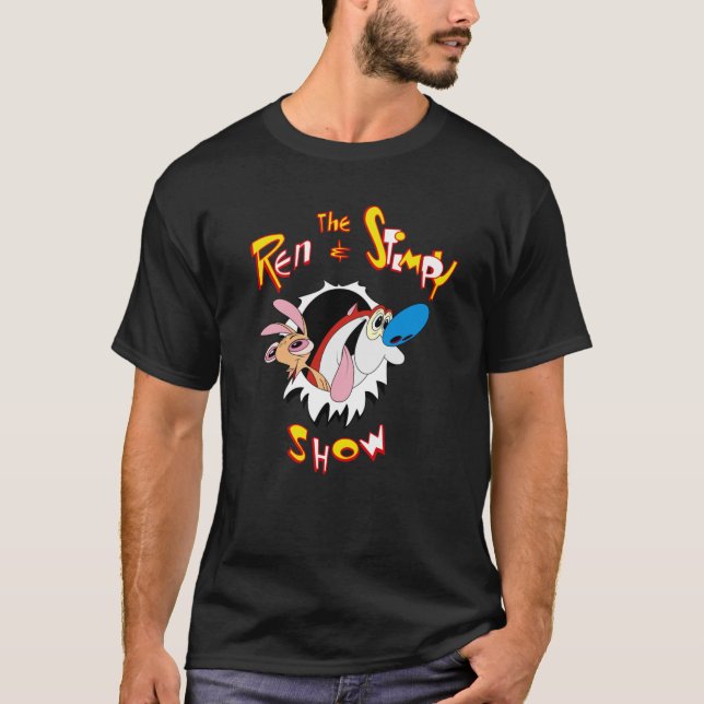Ren Stimpy Show T Shirt (Framsida)