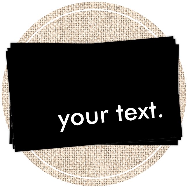 Ren svart och vit visitkort (Skapare uppladdad)