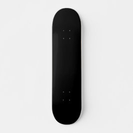 Ren svart solid Färg Mini Skateboard Bräda 18,5 Cm