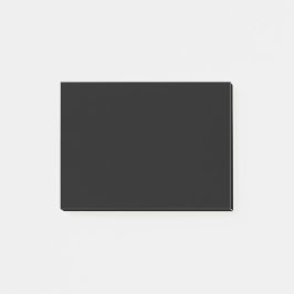 Ren svart solid Färg Post-it Block