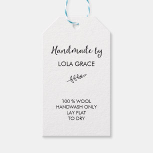 Ren svartvitt som hanteras av presentetikett