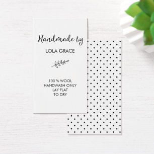 Ren svartvitt som hanteras av visitkort