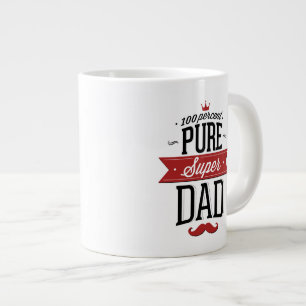 Ren Toppen Mustache Red and Black Jumbo Mugg