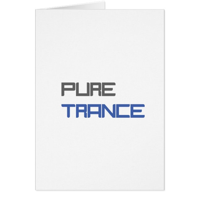 Ren Trance Hälsningskort (Framsidan)
