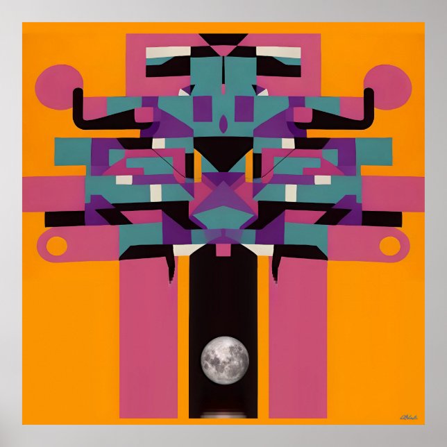 Ren uttorkning - Ken Gage Surreal Art Poster (Framsidan)