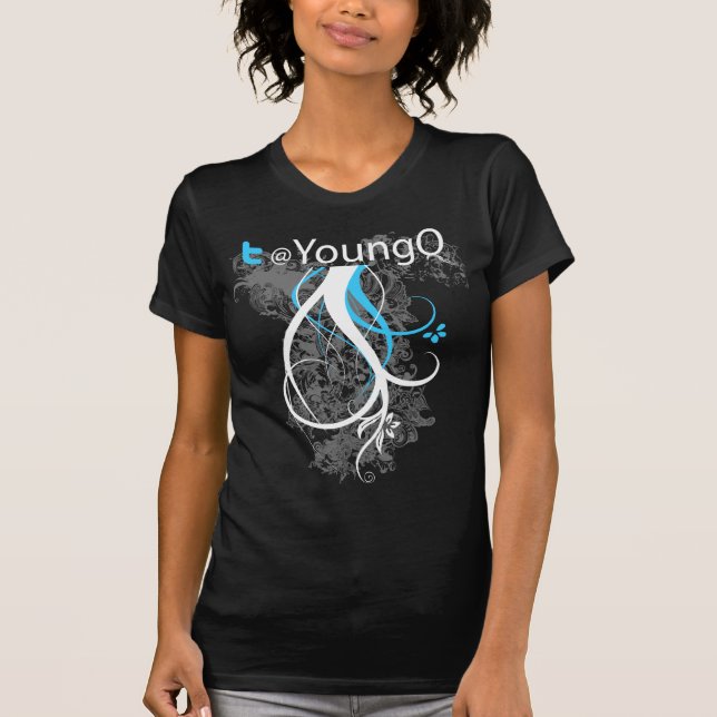 Ren V-Nacke för YoungQ damer (passar), T-shirt (Framsida)