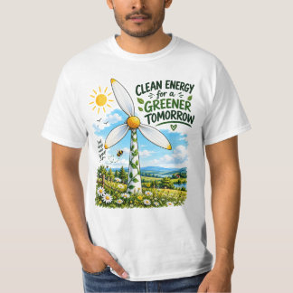 Ren vindkraftverk t shirt