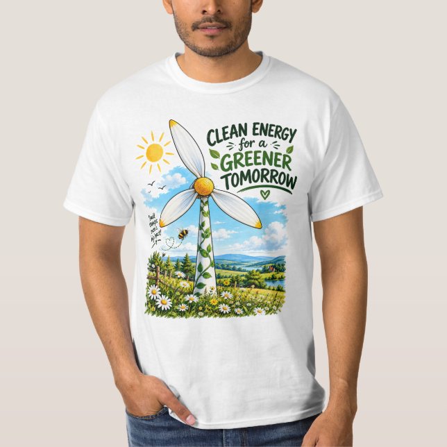 Ren vindkraftverk t shirt (Framsida)