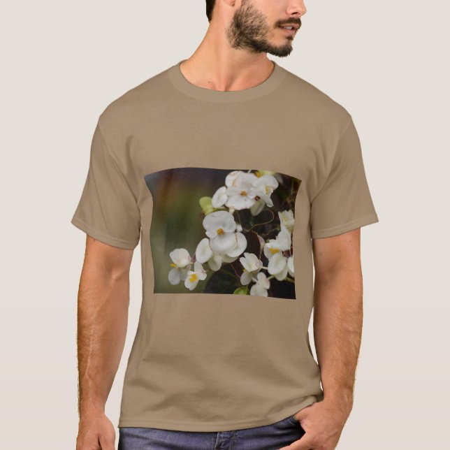 Ren Vit Minimalist T Shirt (Framsida)