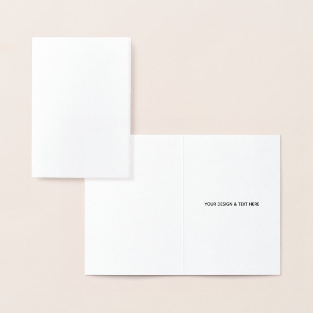 Ren Vit Minimalistisk Sonens Examenkort Folierat Kort (Display)