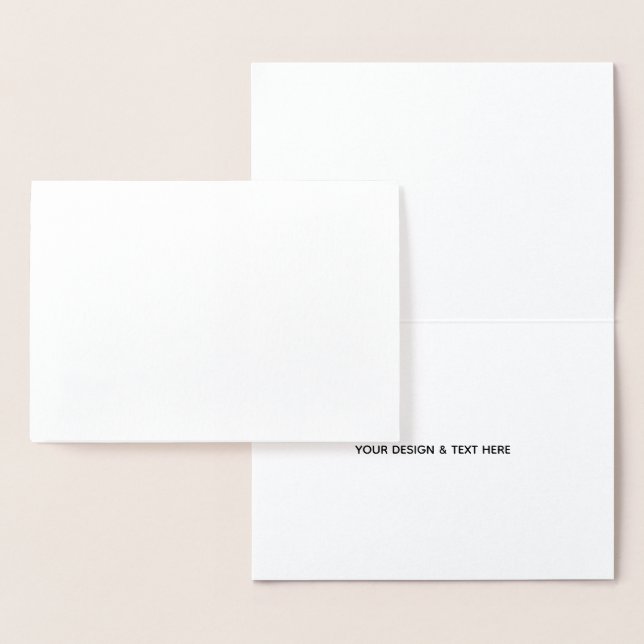 Ren Vit Minimalistisk Sonens Examenkort Folierat Kort (Display)