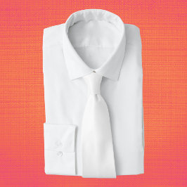 Ren vit solid Färg Slips