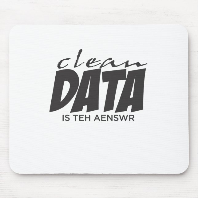 Rena data är svaret musmatta (Framsidan)