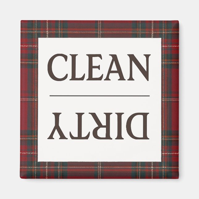 Rena Dirty Dress Stewart Play Dishwasher Magnet (Framsidan)