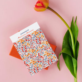 Rena färgstarka smycken för Blommigtens designer Visitkort