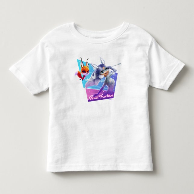 Rena Furtive Grafisk T Shirt (Framsida)