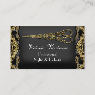Rena Hazelhurst Scissor 3,5" x 2" eleganten Visitkort