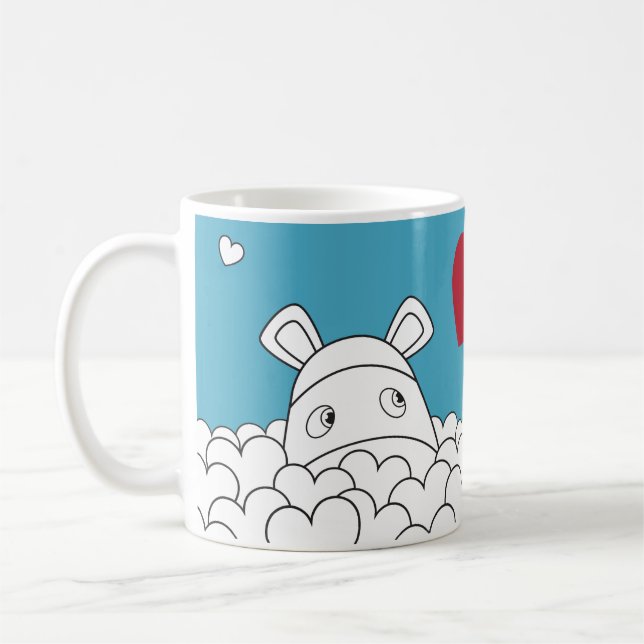 Rena Impossimals® - lärkablått Kaffemugg (Vänster)