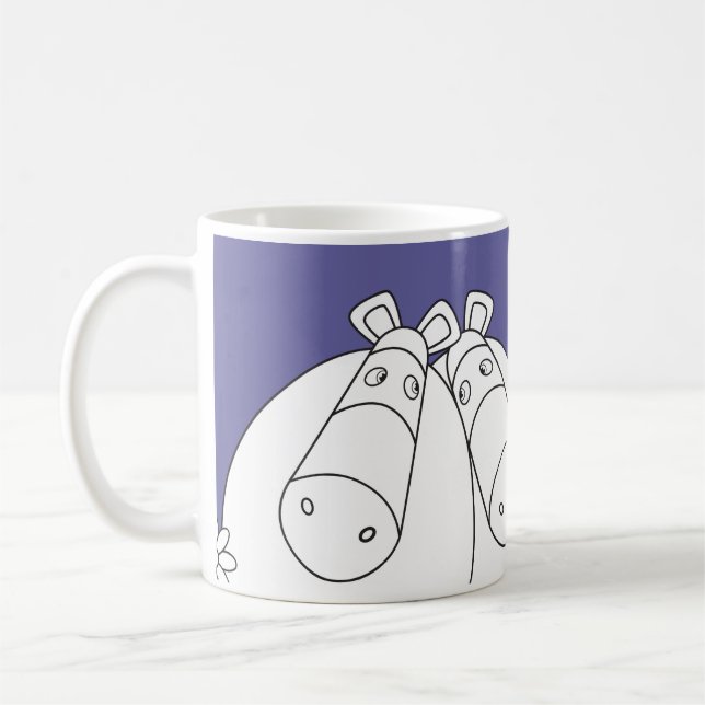 Rena Impossimals® - perfekt lila Kaffemugg (Vänster)