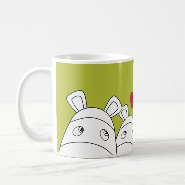 Rena Impossimals® - ursnygg grönt Kaffemugg (Vänster)