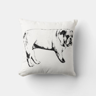 Rena-Kant Bulldog Pillow Kudde
