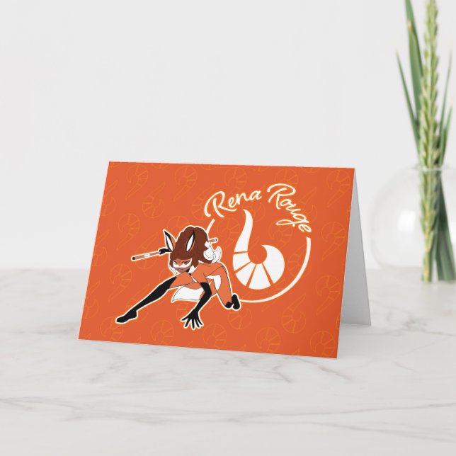 Rena Rouge Badge Kort (Framsida)