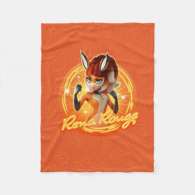 Rena Rouge Circle Badge Fleecefilt (Framsidan)
