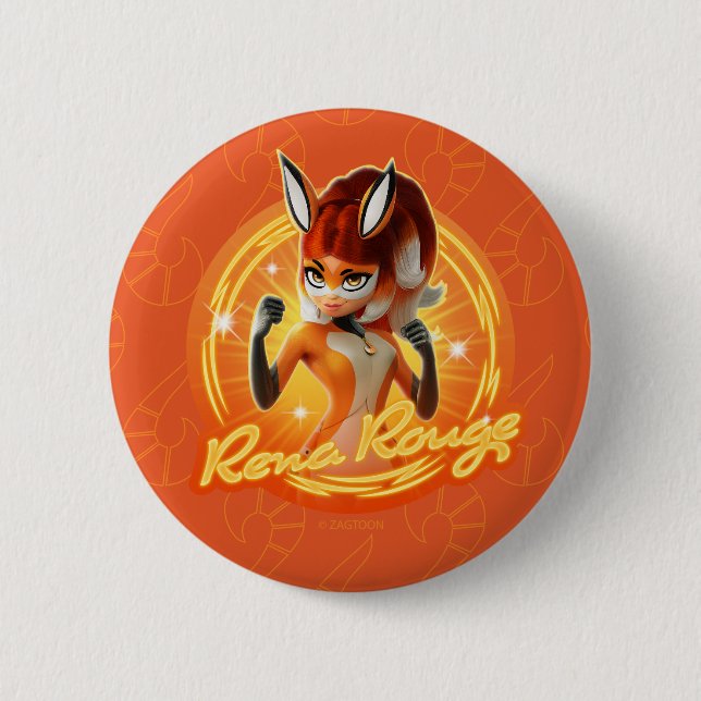 Rena Rouge Circle Badge Knapp (Framsida)